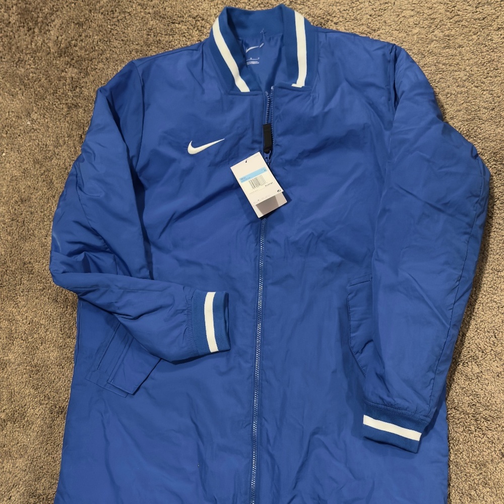 Nike Men’s Dugout Full Zip Jacket Team Royal Blue White DC8335-493 Size M